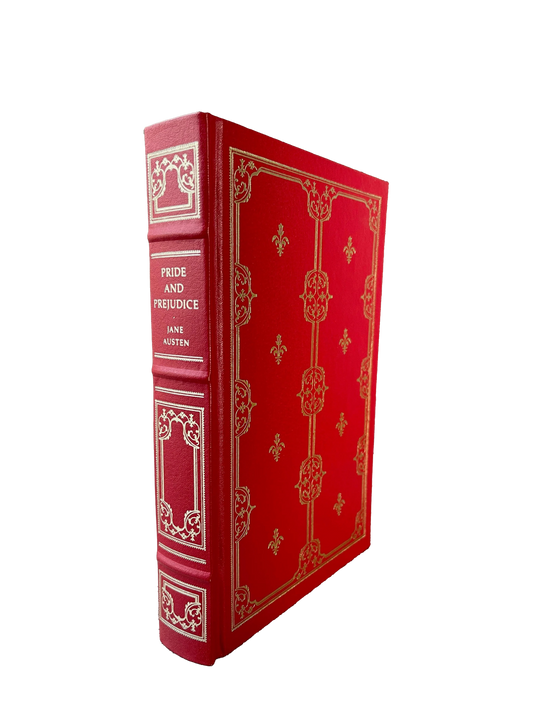 Leather-bound edition of Jane Austen's Pride & Prejudice on display at Kadri Books