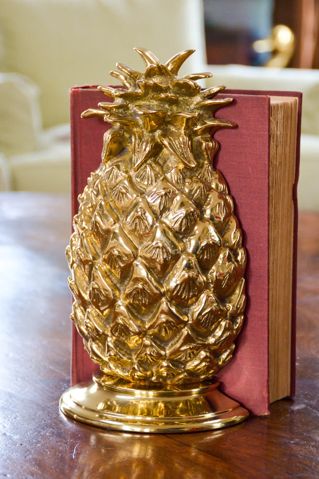 Large Pineapple Bookend