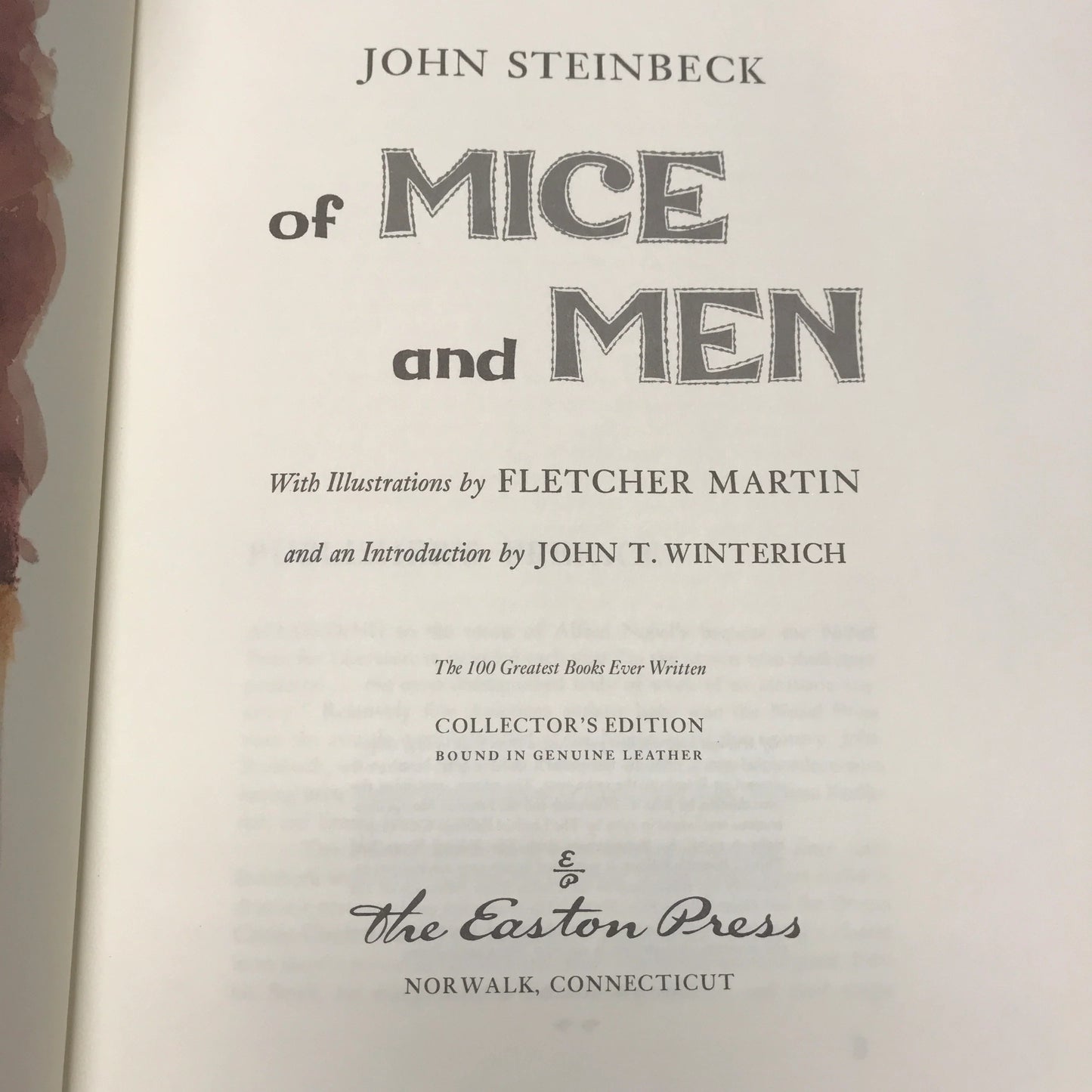 Of Mice and Men by John Steinbeck