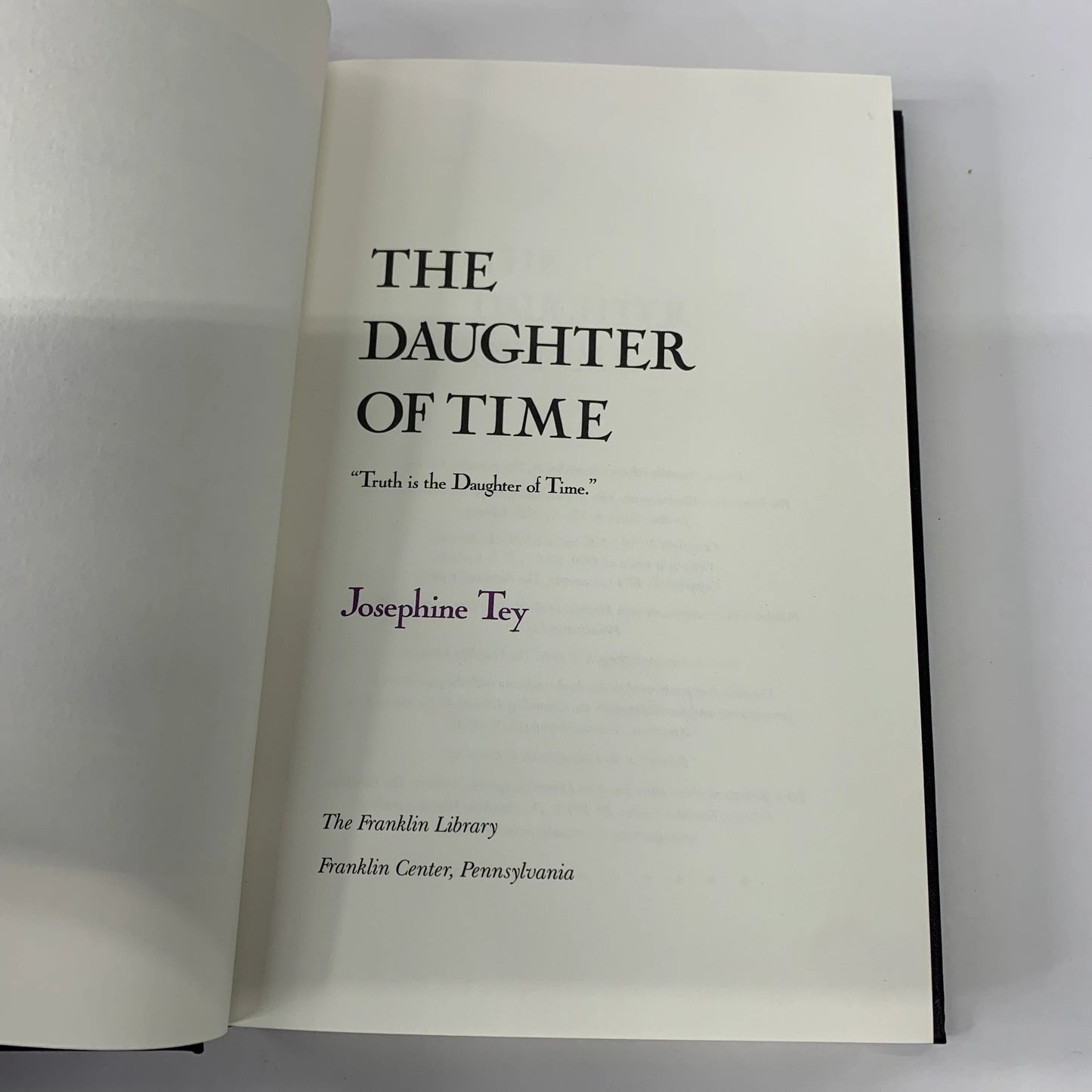 The Daughter of Time by Josephine Tey