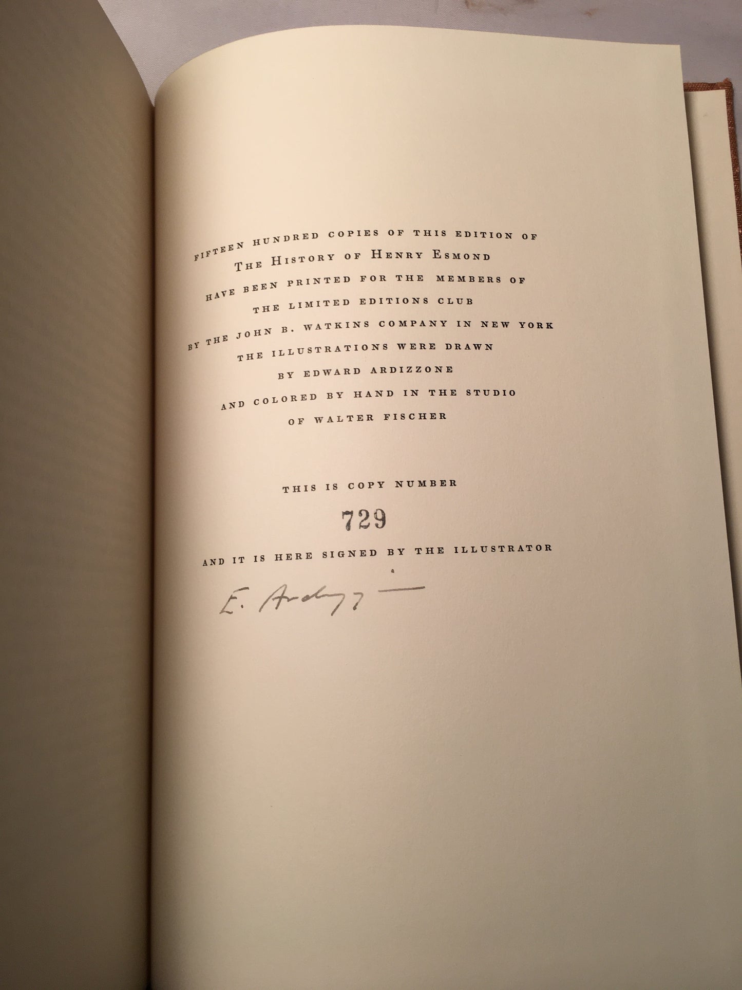 The History of Henry Esmond by William Makepeace Thackeray